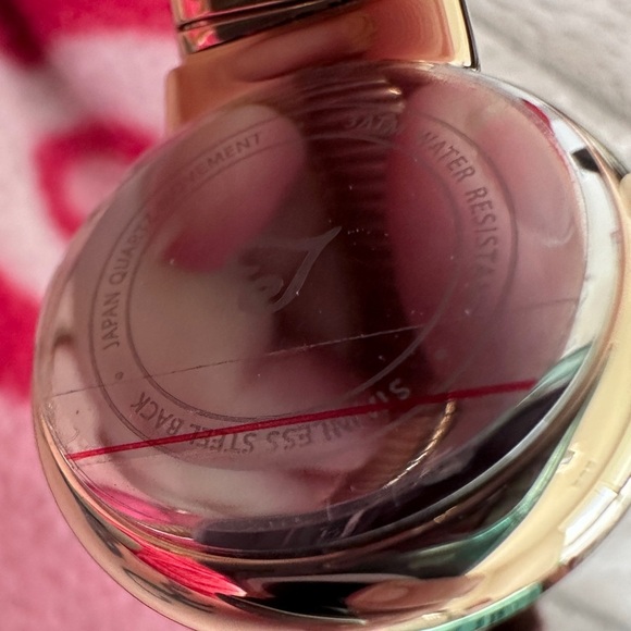 Malachite gold tone coil watch by Colleen Lopez - Picture 6 of 8